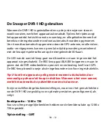 Preview for 61 page of Snooper DVR-1HD User Manual