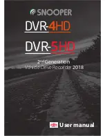 Предварительный просмотр 1 страницы Snooper DVR-4HD User Manual