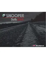 Snooper DVR-MM1 User Manual preview