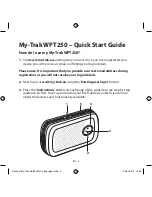 Preview for 4 page of Snooper my-trak wpt250 Quick Start Manual