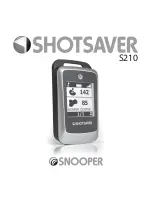 Snooper Shotsaver S210 User Manual предпросмотр