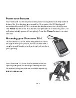 Preview for 5 page of Snooper Shotsaver S210 User Manual