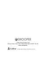 Preview for 8 page of Snooper Shotsaver S210 User Manual