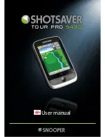 Snooper Shotsaver Tour Pro S430 User Manual preview