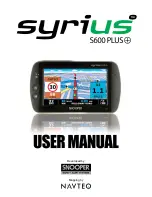 Snooper syrius s600 plus User Manual preview