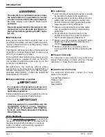 Preview for 4 page of Snorkel EPV16 Operation Manual