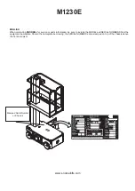 Preview for 3 page of Snorkel M1230E Operator'S Manual