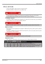 Предварительный просмотр 8 страницы Snorkel M1230E Operator'S Manual