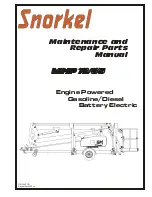 Snorkel MHP1335 Maintenance And Repair Parts Manual preview