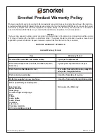 Preview for 26 page of Snorkel ML10I Operator'S Manual