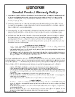 Preview for 60 page of Snorkel SL30SL Operating Manual