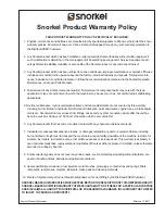 Preview for 61 page of Snorkel SL30SL Operating Manual