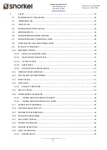 Preview for 4 page of Snorkel SR1054 Operator And  Maintenance Manual