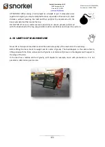 Preview for 105 page of Snorkel SR1054 Operator And  Maintenance Manual