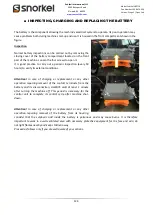 Preview for 124 page of Snorkel SR5719 Operator And  Maintenance Manual