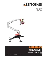 Snorkel TL37 Operator'S Manual preview