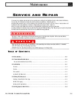 Предварительный просмотр 25 страницы Snorkel UL25 Parts & Service Manual