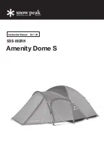 Snow Peak Amenity Dome S Instruction Manual preview