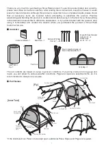 Preview for 2 page of Snow Peak Amenity Dome S Instruction Manual