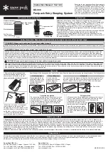 Preview for 2 page of Snow Peak BD-080 Instruction Manual