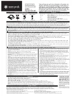 Snow Peak CS-390 Instruction Manual preview