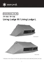 Предварительный просмотр 1 страницы Snow Peak Living Lodge L Manual