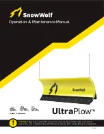 Предварительный просмотр 1 страницы SNOW WOLF UltraPlow Operation & Maintenance Manual