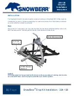 Предварительный просмотр 3 страницы Snowbear 324-128 Installation Instruction