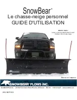 Preview for 20 page of Snowbear Personal Snowplow Owner'S Manual