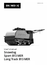 Preview for 1 page of SNOWDOG Long Track B13 MER User Manual