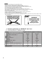 Preview for 2 page of SNOWDOG STANDARD B10 Owner'S Manual