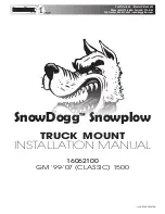 SnowDogg 16062100 Installation Manual preview