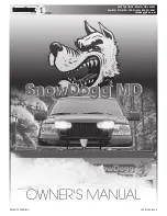 Предварительный просмотр 1 страницы SnowDogg MD75 Owner'S Manual