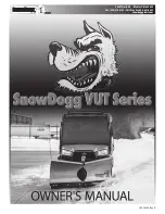 SnowDogg VUT Series Owner'S Manual preview