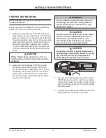 Предварительный просмотр 12 страницы SnowEx Liqui Maxx 170802 Owner'S Manual And Installation Instructions