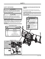 Preview for 3 page of SnowEx UTV V-Plow Series Installation Instructions Manual