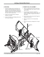 Preview for 6 page of SnowEx UTV V-Plow Series Installation Instructions Manual