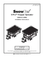 SnowEx V-Pro 32300 Installation Instructions Manual preview