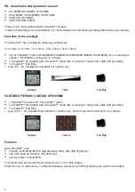 Предварительный просмотр 4 страницы Snowfall SF165MM Installation Manual