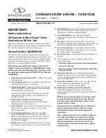 SNOWJOE 24V-SS11-CT Operator'S Manual preview