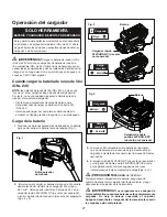 Preview for 27 page of SNOWJOE 24V-SS13-CT Operator'S Manual