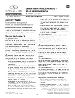 Preview for 21 page of SNOWJOE 24V-X4-SB21-CT Operator'S Manual