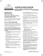 SNOWJOE 323E-PRO Operator'S Manual preview