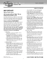 SNOWJOE 622U Operator'S Manual preview