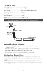 Preview for 2 page of SNOWJOE Aqua Joe  AJPGH100-DWS-RM Manual