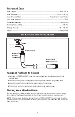 Preview for 3 page of SNOWJOE AQUAJOE FIBERJACKET AJFJH25-PRO-RM Manual