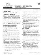 SNOWJOE AutoJoe AJS8000 Operator'S Manual preview