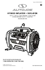 Preview for 1 page of SNOWJOE AUTOJOE ATJ-AIR1-HYB Manual