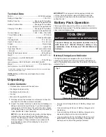 Preview for 8 page of SNOWJOE iON100V-21SB-CT Operator'S Manual