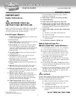 SNOWJOE MJ420C Operator'S Manual preview